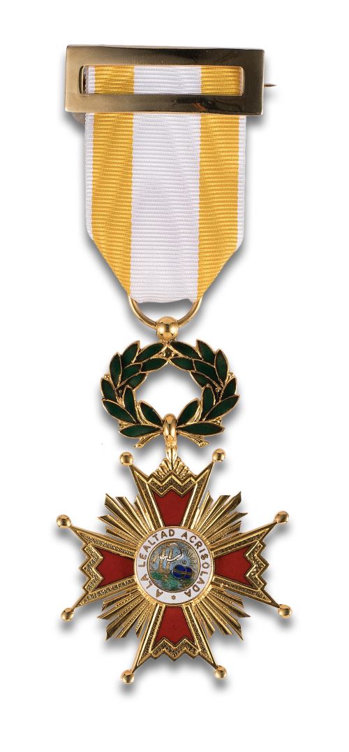CRUZ DE LA REAL ORDEN DE ISABEL LA CATÓLICA