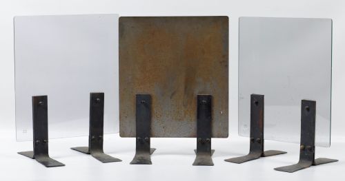 Tres pantallas de chimenea, años 80