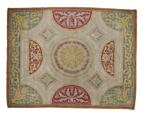 Alfombra de lana anudada a mano, España, med. S. XX