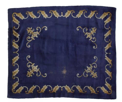 Alfombra de lana anudada a mano, España, med. S. XX