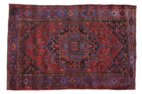 Alfombra persa de lana anudada a mano, med. S. XX