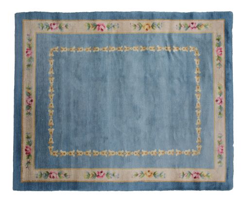 Alfombra de lana anudada a mano, España, med. S. XX