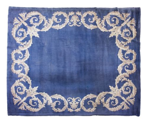 Alfombra de lana anudada a mano, España, med. S. XX