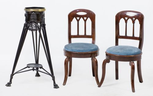 Pareja de sillas victorianas, Inglaterra, S. XIX