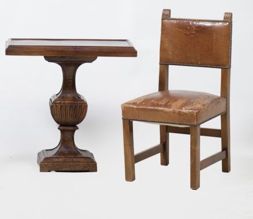 Infant chair following Castilian models from the 17th centu
