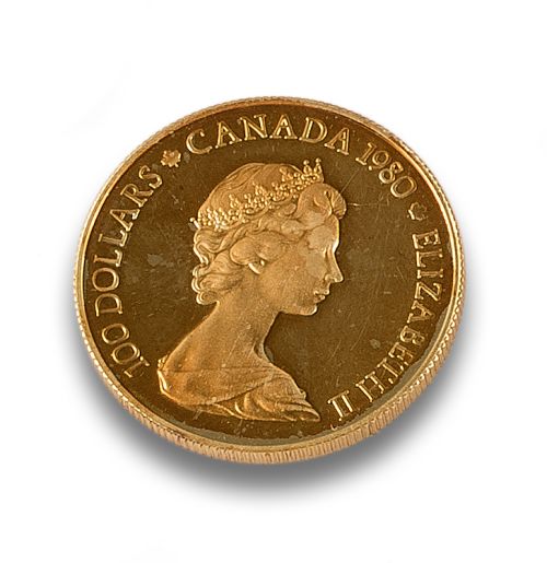 100 DÓLARES CANADIENSES DE 1980