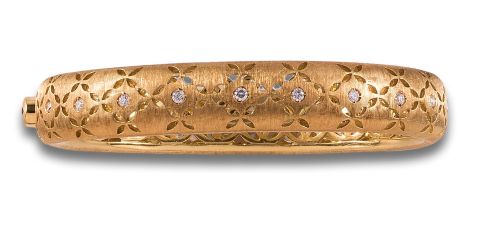 BRAZALETE DE ROBERTO COIN EN ORO Y DIAMANTES 
