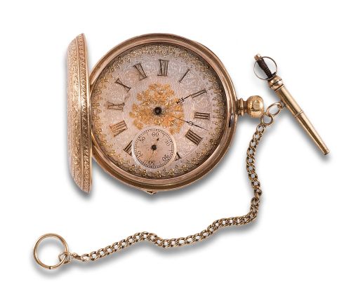 RELOJ DE BOLSILLO SABONETA EN ORO