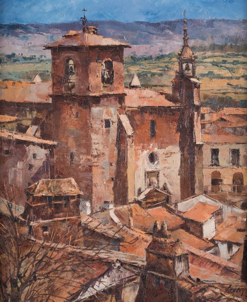 CARLOS RINCÓN, "Trujillo", 1983, Óleo sobre lienzo