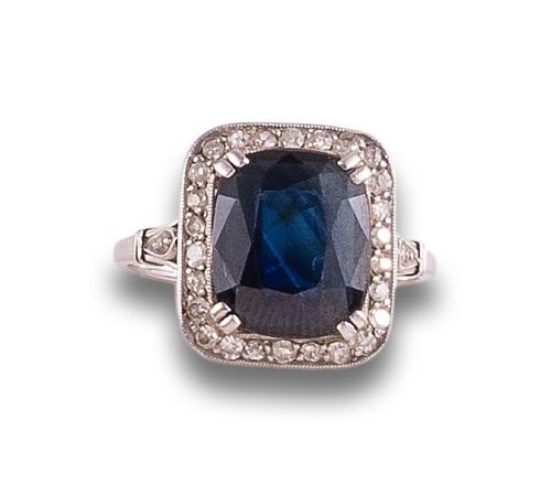 SORTIJA ART DÉCO EN PLATINO CON DIAMANTES