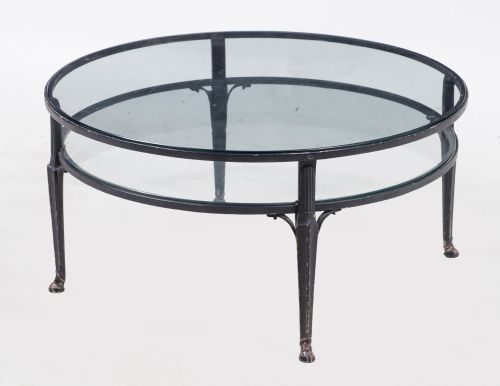 Mesa de café circular, S. XX