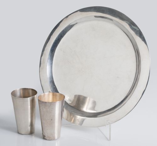 Plato en plata Sterling mejicana, ley 925, S. XX