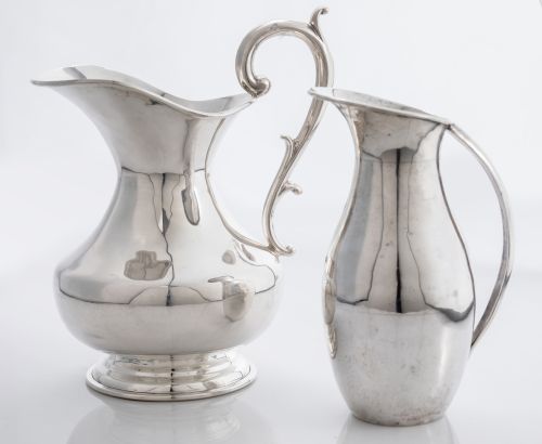 Jarra en plata sterling mejicana, ley 925, S.XX