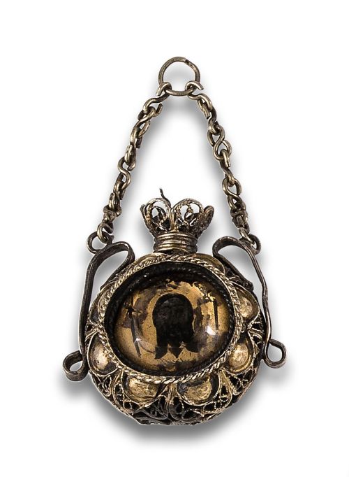 COLGANTE DEVOCIONAL S.XVIII EN PLATA