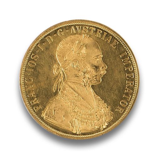 MONEDA DE FRANCISCO I DE 4 DUCADOS EN ORO AMARILLO