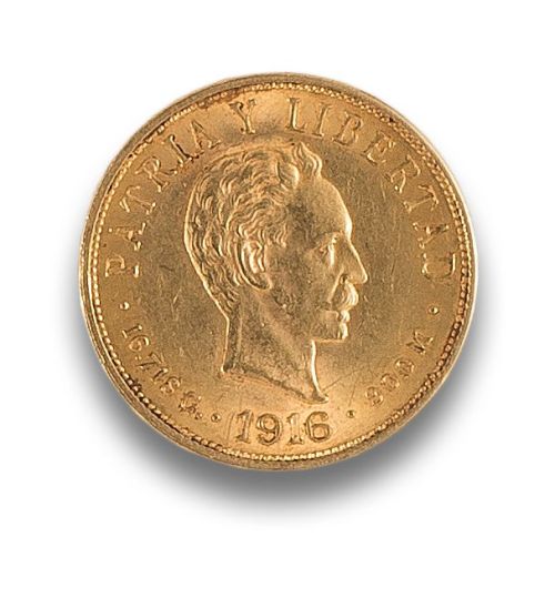 MONEDA DE ORO DE 10 PESOS CUBANOS