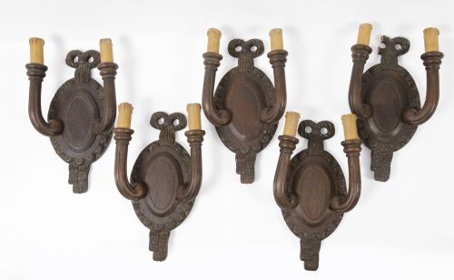 Cinco apliques, S. XX