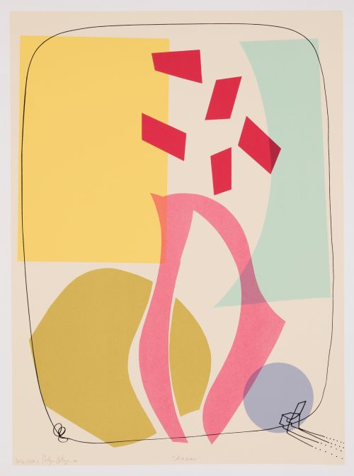 PELAYO ORTEGA, "Airbag", 2001, Serigrafía sobre papel