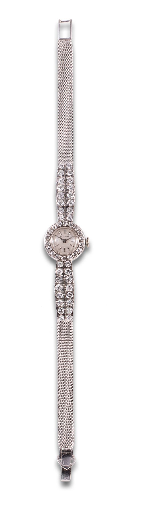 RELOJ DE DAMA LONGINES EN ORO CON DIAMANTES