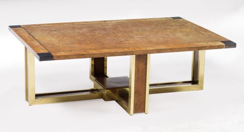 Mesa de café siguiendo modelos de Willy Rizzo, años 70