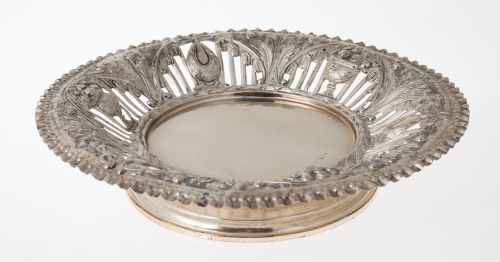 Frutero de plata española, LBB, Barcelona, S. XX