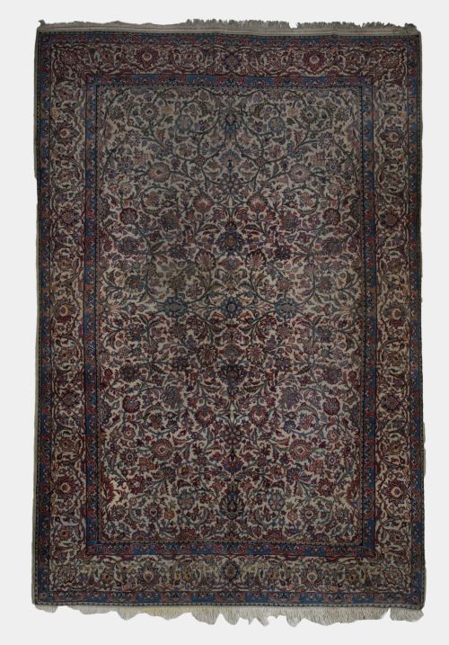 Alfombra persa de lana anudada a mano, S. XX