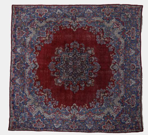 Alfombra persa de lana anudada a mano, S.XX