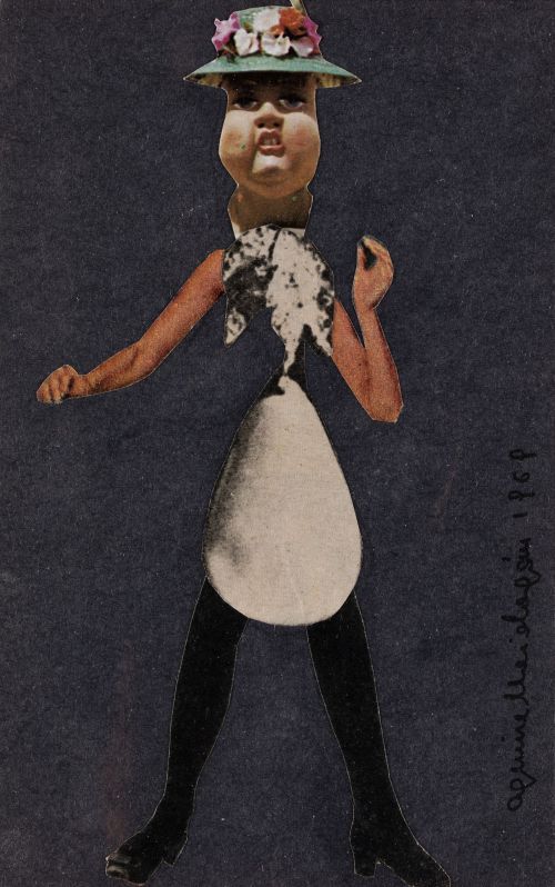 BLANCA AGUIRRE MAIDAGAN, "Sin título", 1969, Collage sobre