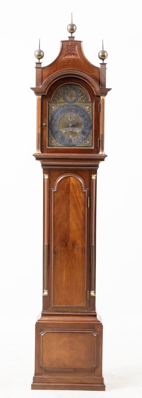 Reloj grandfather estilo Jorge III, John Ellicot, Londres,