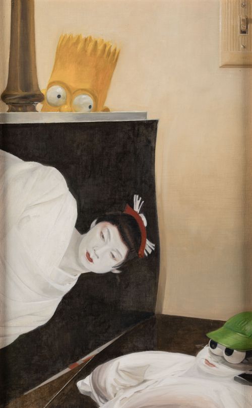 FELIX DE LA CONCHA, "Columbus oh", 1997, Óleo sobre tela pe