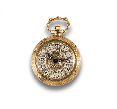RELOJ DE BOLSILLO LEEPINE DALIA EN ORO AMARILLO