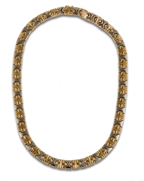 GARGANTILLA, AÑOS 80, DE ORO BICOLOR