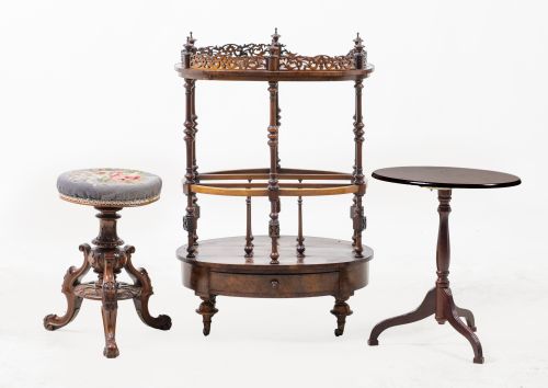 Mueble auxiliar victoriano, Inglaterra, ffs. S. XIX