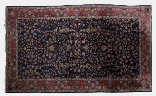 Hand-knotted wool Persian rug, 20th century