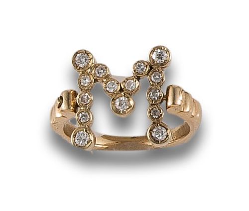 SORTIJA EN ORO CON DIAMANTES