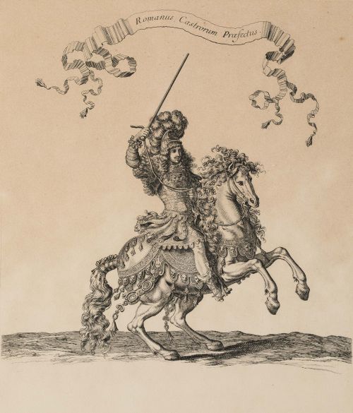 FRANÇOIS  CHAUVEAU, "Course des Tetes et Bagues", Cuatro gr