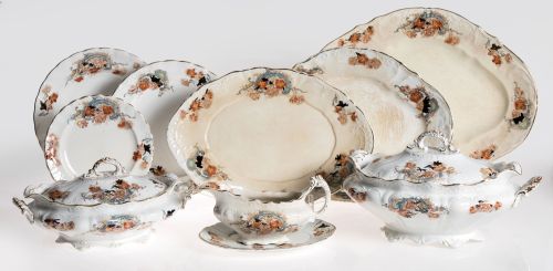 Vajilla de cerámica Hollinshead & Kirkham Tunstall, Inglate