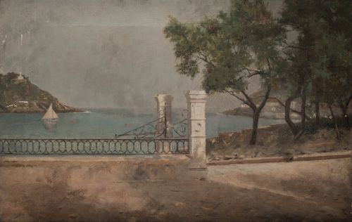 "Vista de la bahía de la Concha", c. 1909