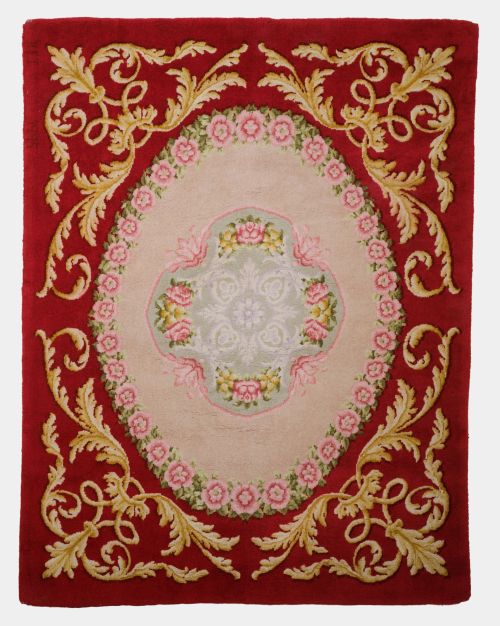 Alfombra de lana anudada a mano, Real Fábrica de Tapices, 1