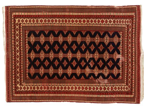 Alfombra persa de lana anudada a mano, S. XX