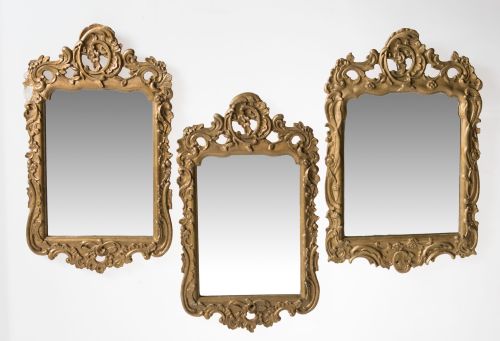 Tres espejos de estilo Luis XV, S. XX