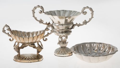 Centro de plata circular española ley 916, S. XX