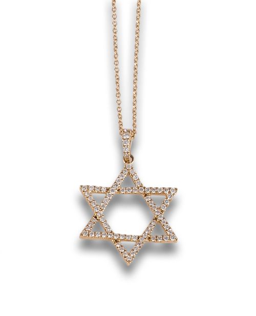 CADENA CON COLGANTE EN ORO Y DIAMANTES