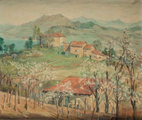 JESUS APELLÁNIZ, "Ermita de Santa Bárbara sobre la playa de