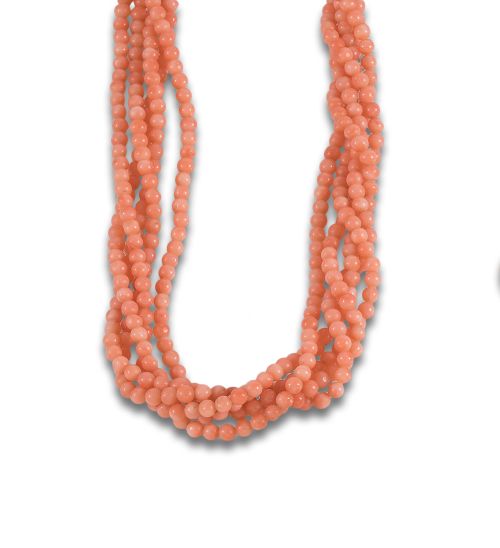 COLLAR MULTIHILOS DE CORAL