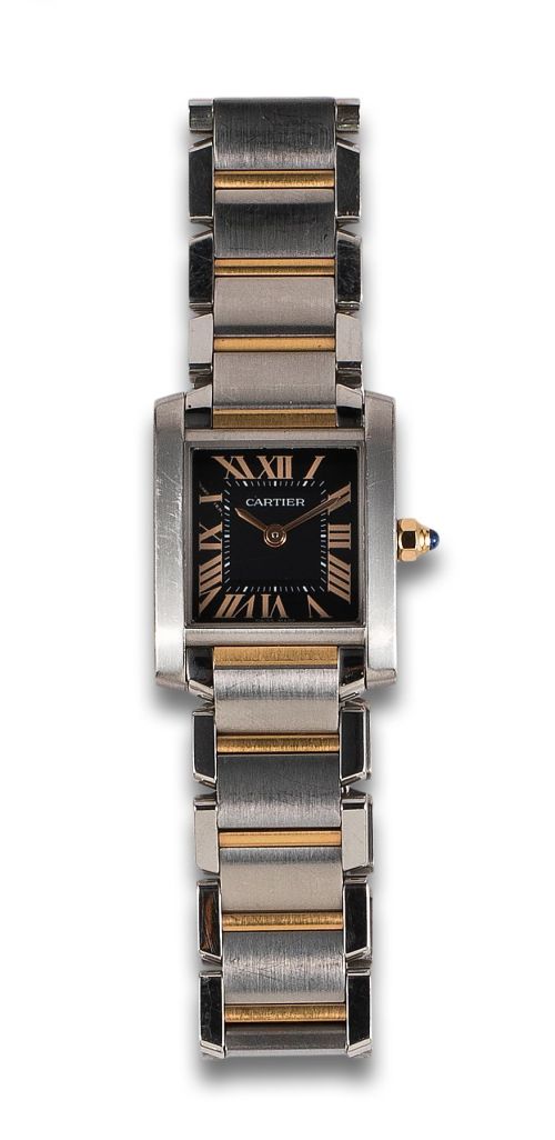 RELOJ DE PULSERA CARTIER TANK EN ACERO Y ORO