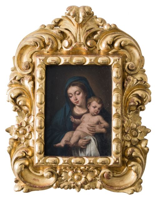 SEGUIDOR DE ALONSO CANO, "Virgen de Belén", Óleo sobre tabl