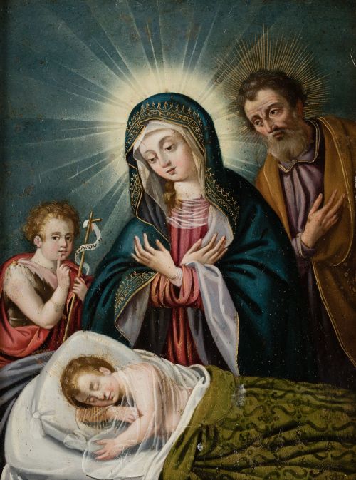 ESCUELA ESPAÑOLA, "Virgen del Buen Sueño"