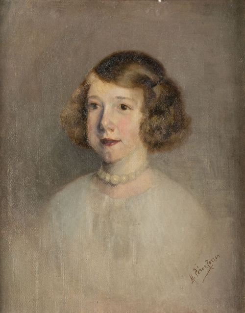MIGUEL PÉREZ TORRES, "Retrato de la infanta María de las Me