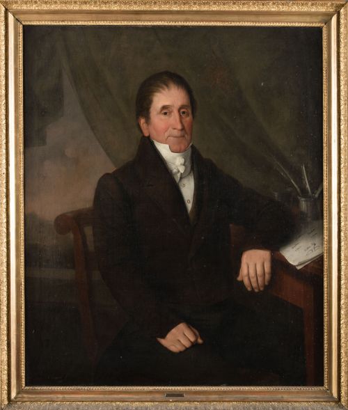 ANTONIO MARÍA ESQUIVEL, "Retrato de don Teodoro Zía, direct